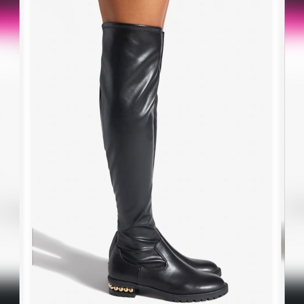 Bradana Tall Over The Knee Flat Boot - Picture 3 of 5